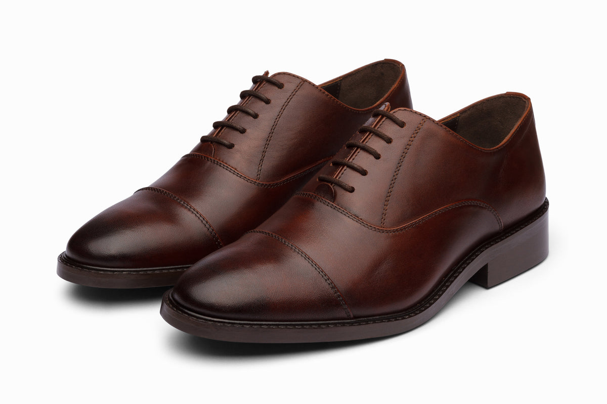 Cap Toe Oxford Brown