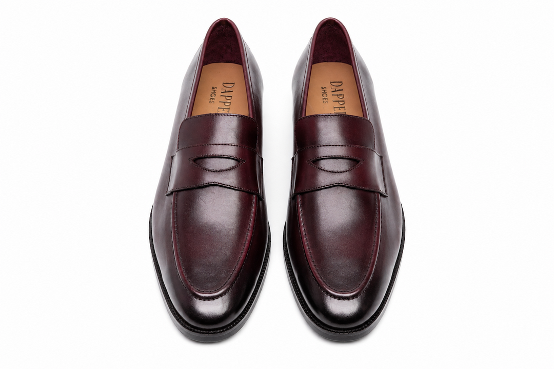 Soft Unlined Penny Loafer - Burgundy