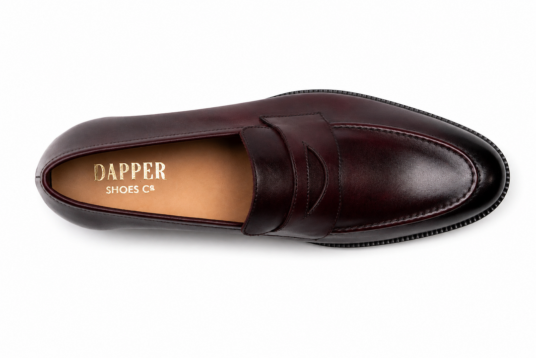 Soft Unlined Penny Loafer - Burgundy