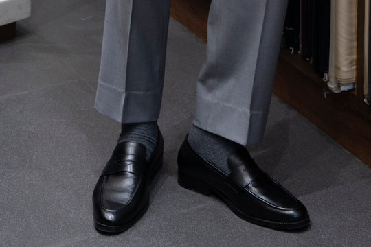 Soft Unlined Penny Loafer - Black