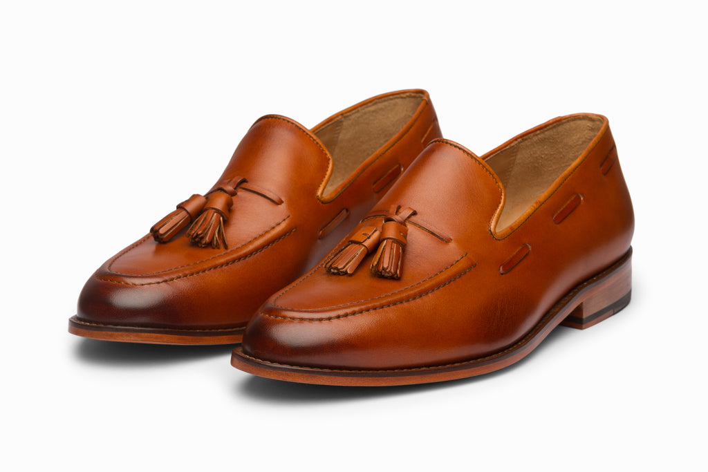 Tassel Loafers Tan Dapper Shoes Co